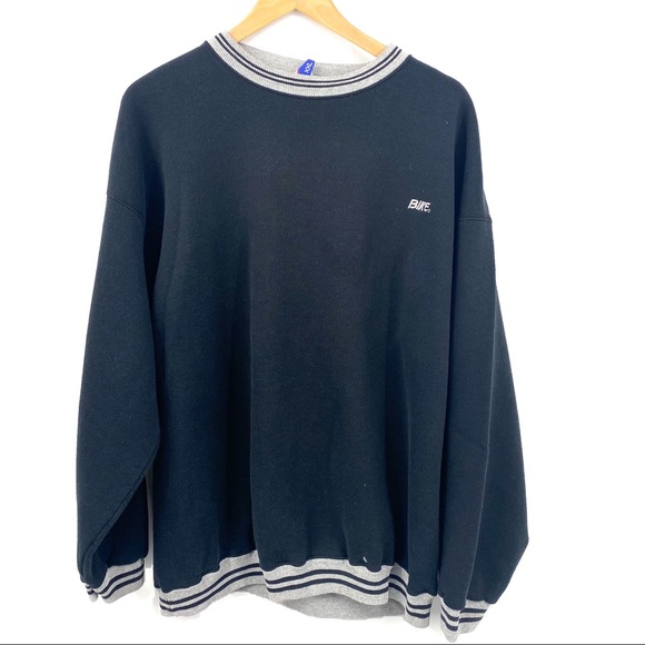 bike Other - Vintage Bike Sweatshirt Black/Grey Faded XXL